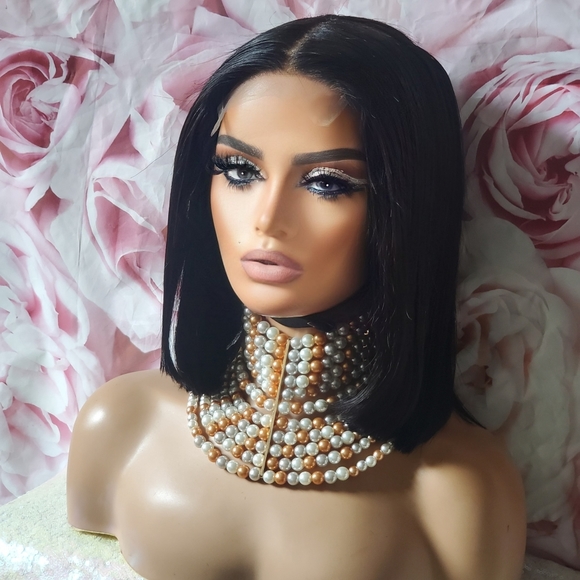 100%virgin human hair bob wig 14 - Picture 3 of 7